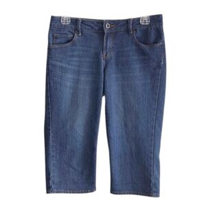 Sonoma Capris Cropped Mid Rise Jeans Normcore Preppy Petite 2